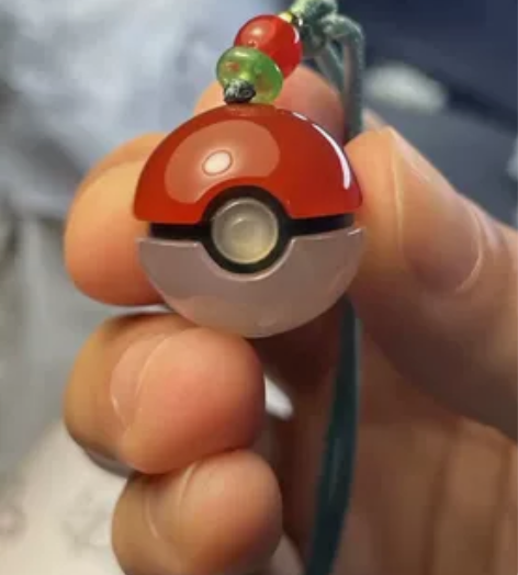 工作室出品：玉雕精灵球吊坠/钥匙挂/包挂/...