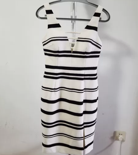 澳洲潮牌Forever New 开叉条纹礼...