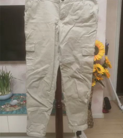 全新女士工装裤，已下水仅试穿 裤长91腰围...