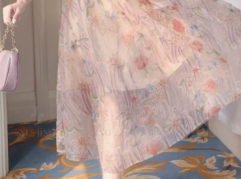 点点YESJING原创设计2022夏季雪纺...