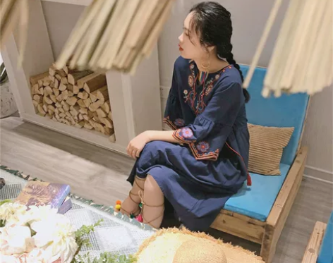 全新  |  棉麻 刺绣 海边度假 波西米...