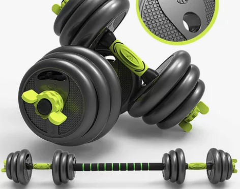 品健 哑铃男士健身锻炼器材家用 杠铃男一对...