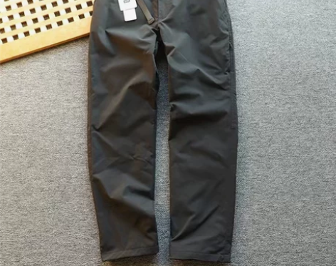 日单男士加绒加厚防风防泼水机能休闲裤 工装宽松保暖直筒裤