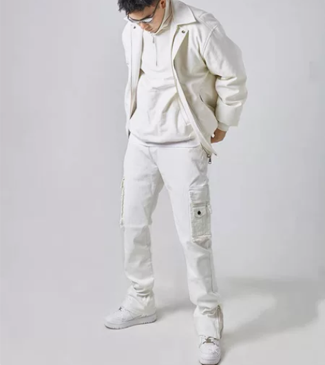 Kaalixto国潮牌工装裤子男欧美高街v...