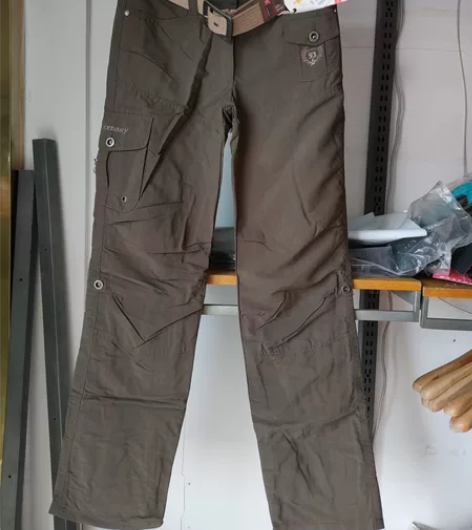 XS155码 咖啡色，两层加绒加厚女款休闲...