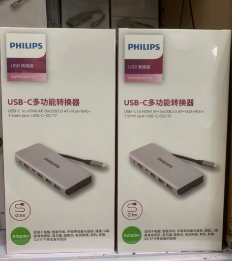 飞利浦typec扩展坞十合一拓展SWR16...