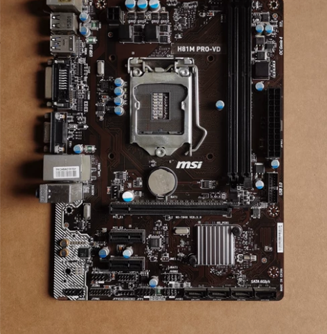 拆机微星h81m pro vd ，清一色的...