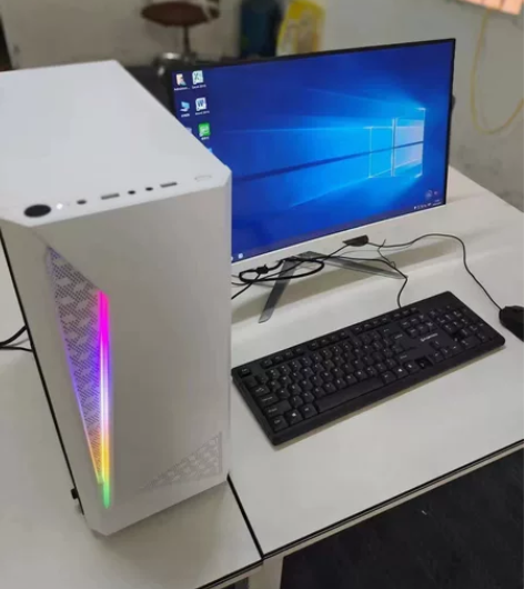 【低价转让】台式机电脑全套迷你办公台式联想...