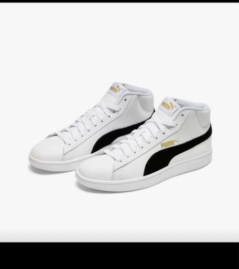 Puma Smash White 白黑MI...