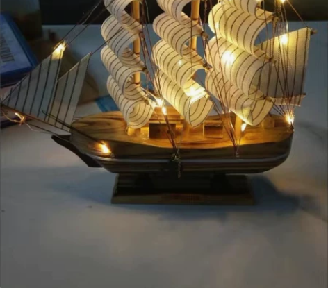 【全新·包邮】一帆风顺帆船模型摆件客厅房间...