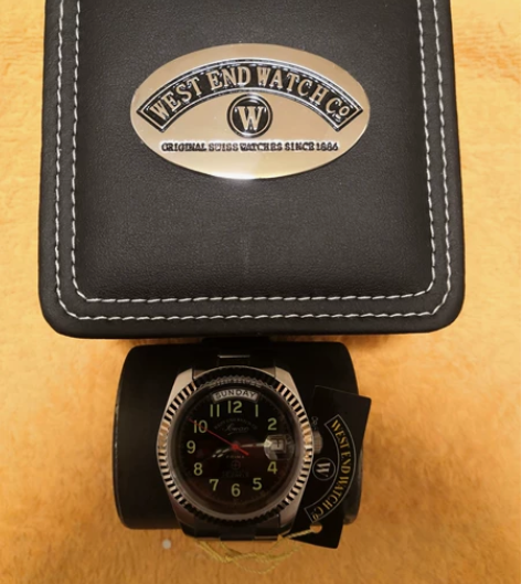 瑞士瓦时针经典军表，ETA2836自动机芯...