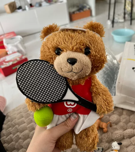 papajohns 棒约翰网球小熊 状态不...