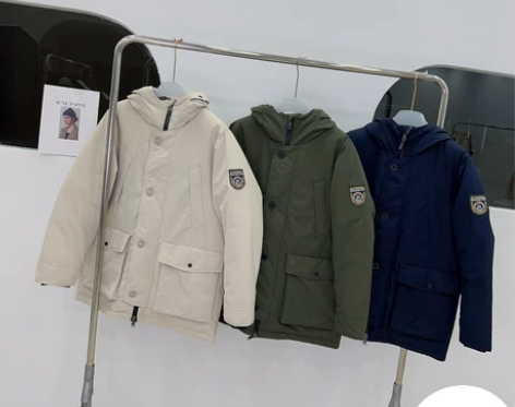 Hazzys哈吉斯冬季男士连帽羽绒服保暖鸭...