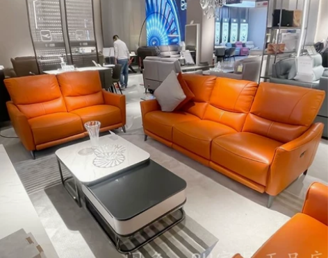 芝华仕50110头等舱沙发电动真皮线下同款...