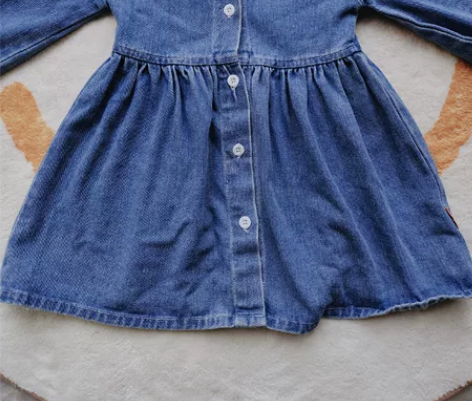 女童春秋外套牛仔裙 100码 10元 穿五...