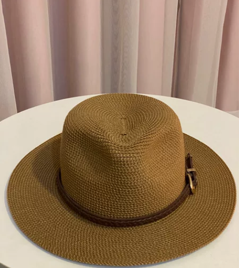 Maison Michel草编渔夫草帽 带...