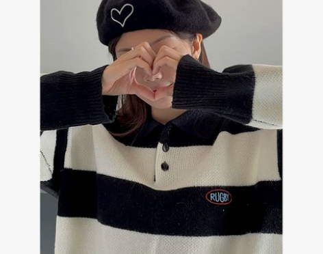 郑多喜 韩系爱心羊毛画家帽女春秋季ins网...