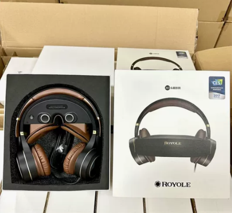 柔宇头戴3D影院，全新只是拆了一下外包装，...