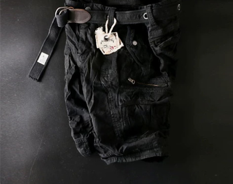 黑色工装中裤 尺码34 腰围2.7 全新未...