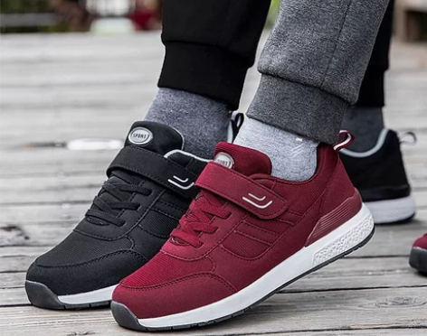 足力健老人鞋新款秋冬休闲运动鞋软底老年健步...