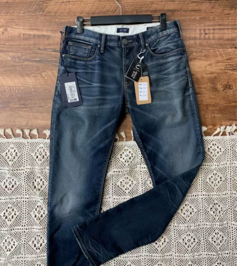 #男士牛仔裤 阿玛尼旗下AJ意大利男士牛仔...