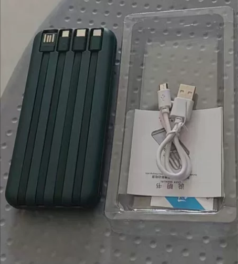 无线充电宝20000毫安大容量快充耐用自带...