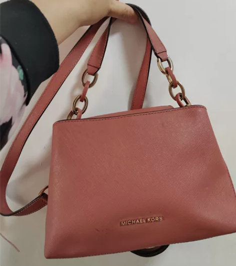 MK小号戴妃包,十字纹牛皮抗造,正品保证,...