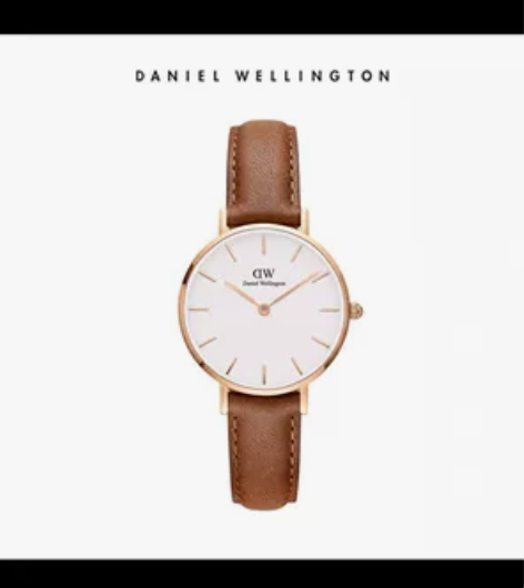 【全新】dw手表女 PETITE系列优雅皮...