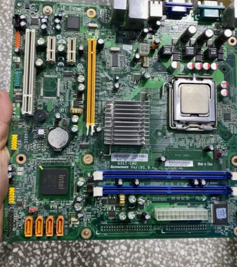 联想台式机摘下来的g31主板，加e5200...