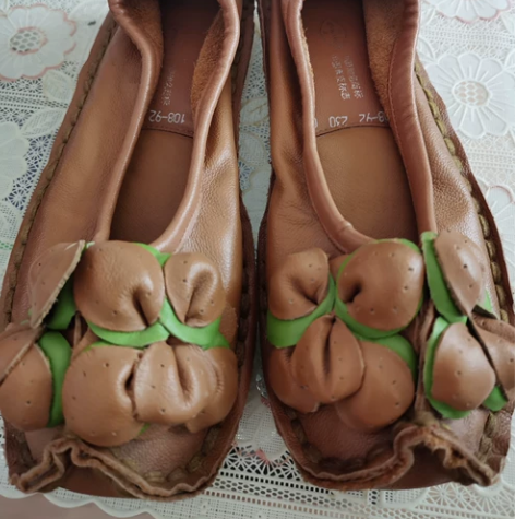 民族风，纯皮牛筋软底鞋，36码，九九新，6...