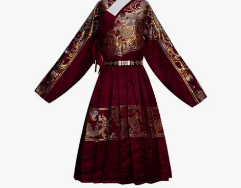 【2019淘宝造物节限定】如梦霓裳汉服男女装织金关山月二飞鱼...