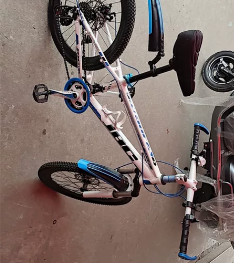 买回来孩子没骑几天的山地车     孩子大...