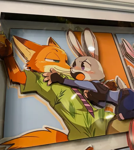 名侦探柯南婚礼系列 动漫立体画 【画框】：...