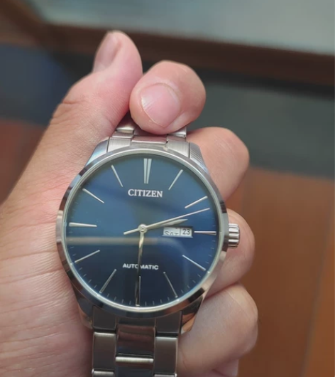 Citizen西铁城手表男自动机械经典双历...