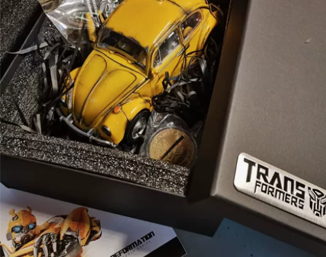 变形金刚电影玩具小号手甲壳虫合金手办大黄蜂...