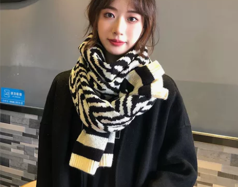 冬天女生冬季百搭高级感ins潮围脖