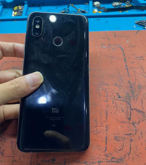 小米8后置指纹版测屏机 6+64 无进水无...