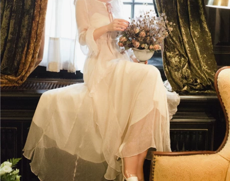 法式复古显瘦仙女裙森系两件套长款超仙巴厘岛...