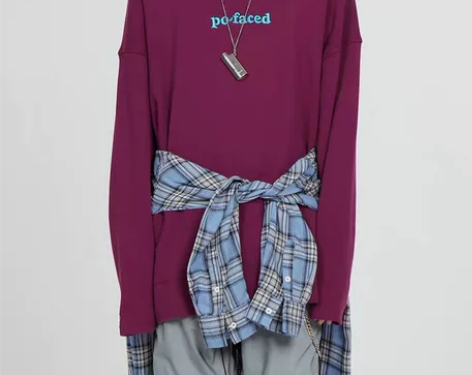 POFACE全新潮牌男士卫衣 潮牌圆领纯棉...