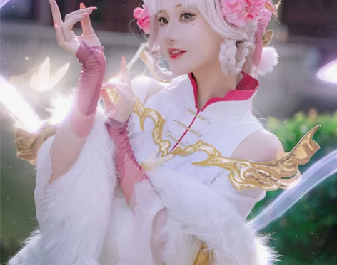 (大全套)火花动漫嫦娥拒霜思cos服L码大...