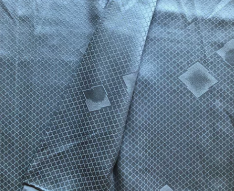 kiya喜屋浅天蓝几何色无地和服 材质：正...