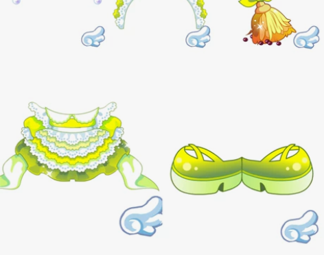 奥比岛绝版出物  灰姑娘  勤劳灰姑娘裙装...