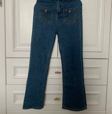 喇叭牛仔裤s码 感兴趣的话点“我想要”和我...