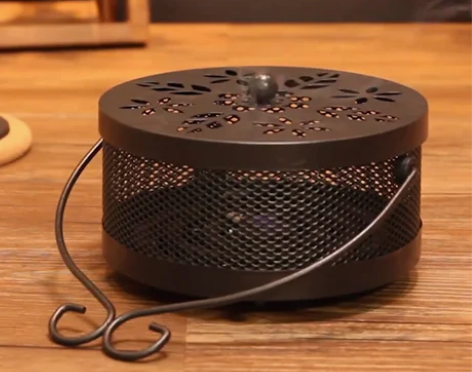 【尾货清仓】蚊香盒铁艺蚊香炉檀香熏香炉室内...