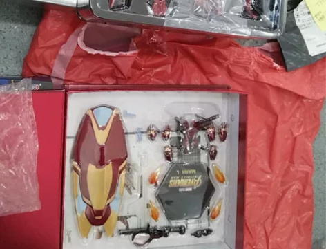 中动mk50钢铁侠手办7模型85漫威马克豪...