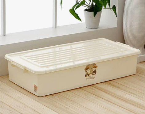 四个99元，79*39*16cm有盖床底箱...