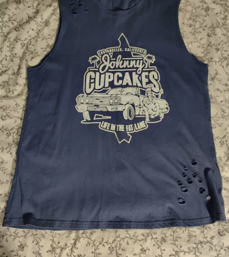 【闲置衣服】蓝色背心，主页任搭一件包邮，不...