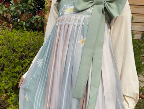 【朝花夕拾】原创改良汉服女汉元素春夏对襟直...