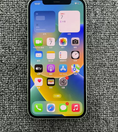 苹果12国行128g 全原无修 电池88 ...