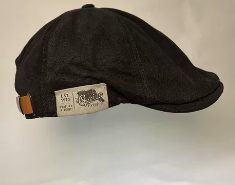 做旧小头围瓜皮帽港风大头英伦风新款光头可调...